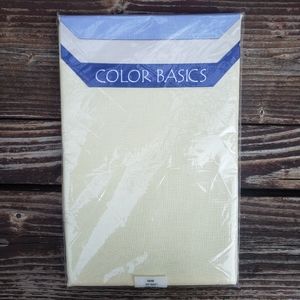 OLDER Color Basics SQUARE 52" x 52" Table Cloth - Light Yellow